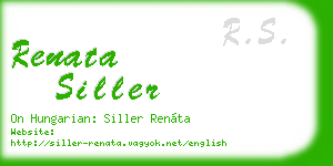 renata siller business card